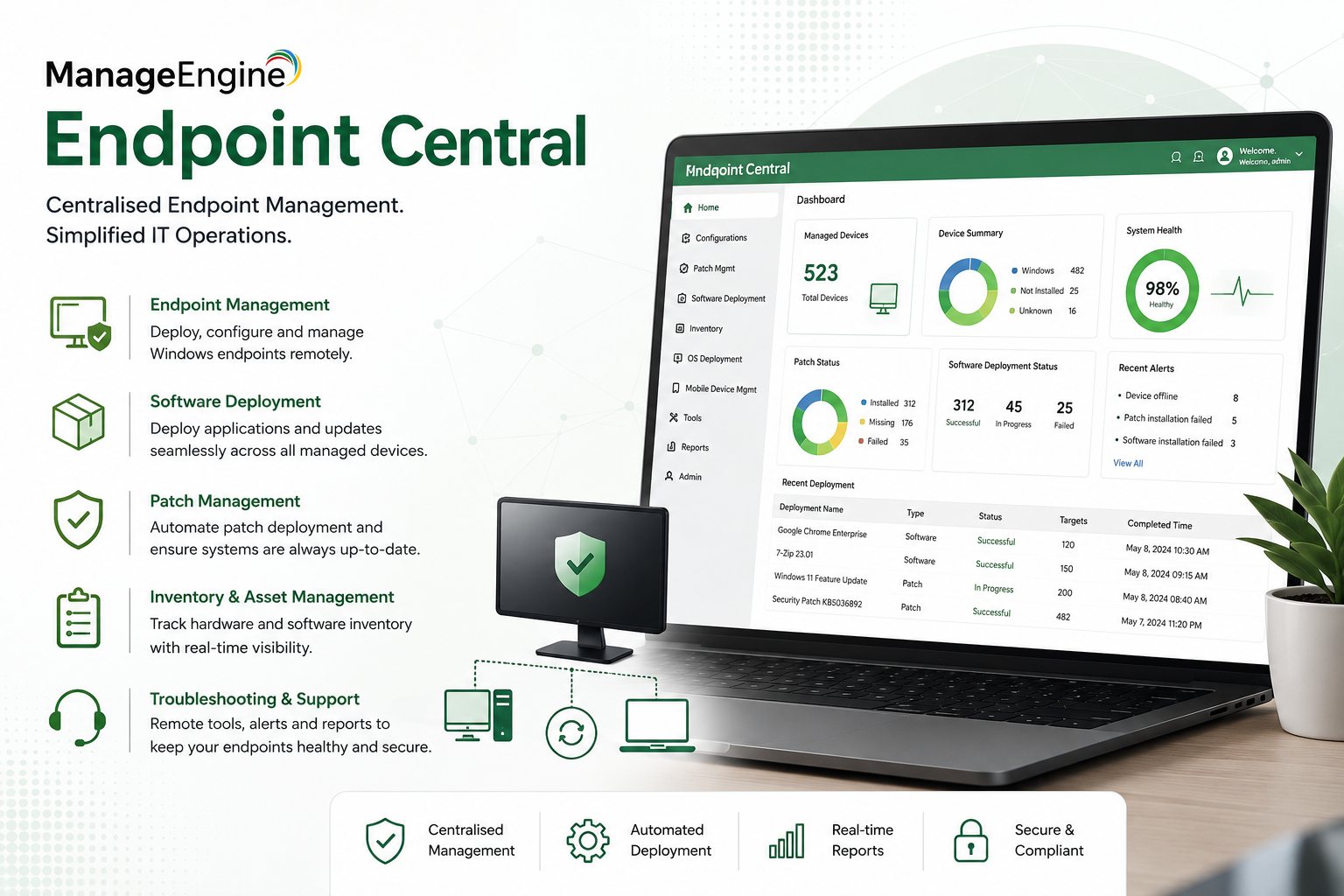 ManageEngine Endpoint Central Deployment & Endpoint Management